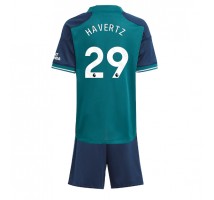 Arsenal Kai Havertz #29 Koszulka Trzecia dzieci 2023-24 Krótki Rękaw (+ krótkie spodenki)